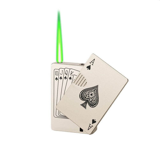 Green Flame Ace Lighter